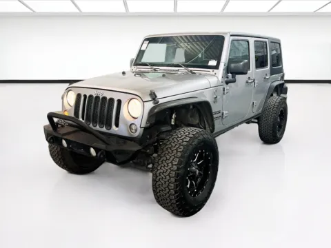 Silver 2017 Jeep Wrangler Unlimited Sport for sale in Chandler, AZ