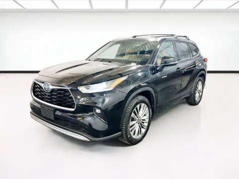 Black 2021 Toyota Highlander Hybrid Platinum for sale in Chandler, AZ