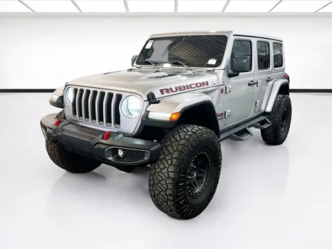 Silver 2021 Jeep Wrangler Unlimited Rubicon for sale in Chandler, AZ