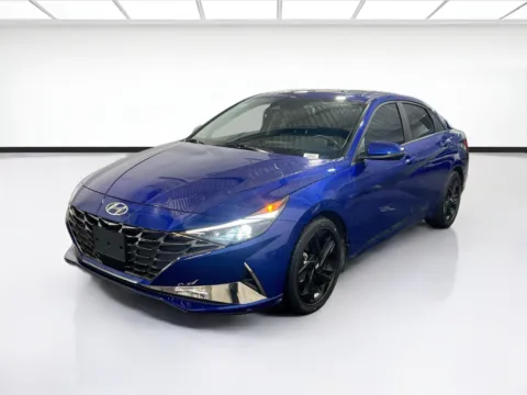 Blue 2023 Hyundai Elantra Hybrid Limited for sale in Chandler, AZ