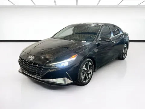Black 2021 Hyundai Elantra Hybrid Limited for sale in Chandler, AZ