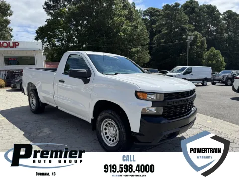 White 2020 Chevrolet Silverado 1500 Work Truck for sale in Durham, NC
