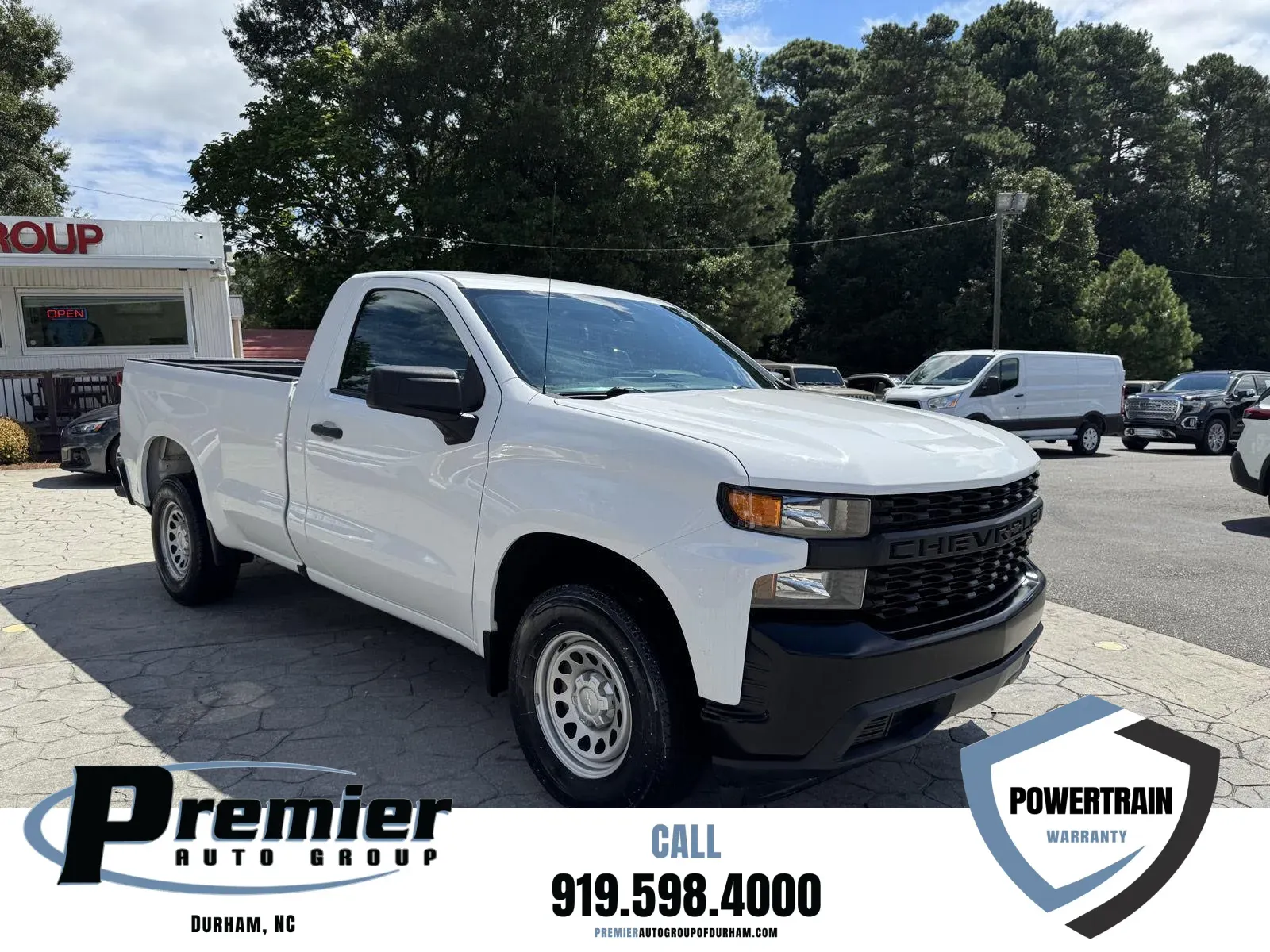 White 2020 Chevrolet Silverado 1500 Work Truck for sale in Durham, NC