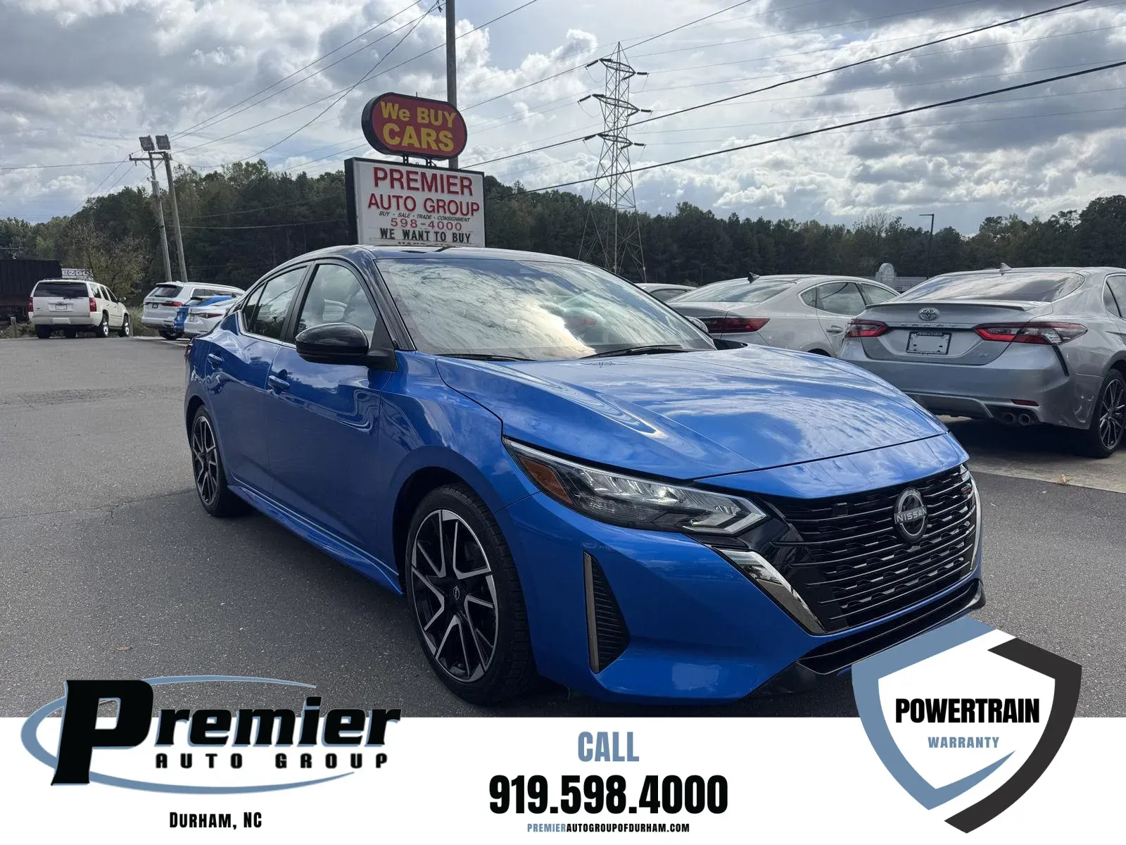 Blue 2024 Nissan Sentra SR for sale in Durham, NC