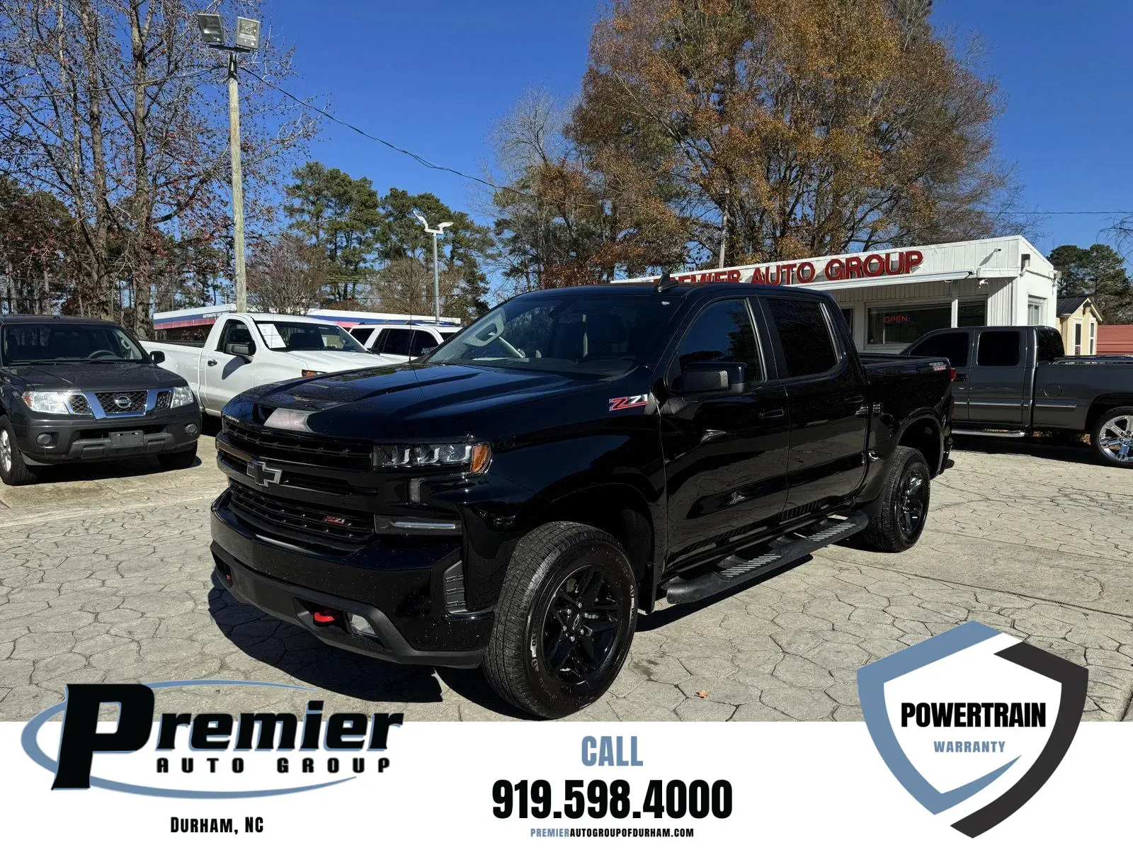 Black 2020 Chevrolet Silverado 1500 LT Trail Boss for sale in Durham, NC