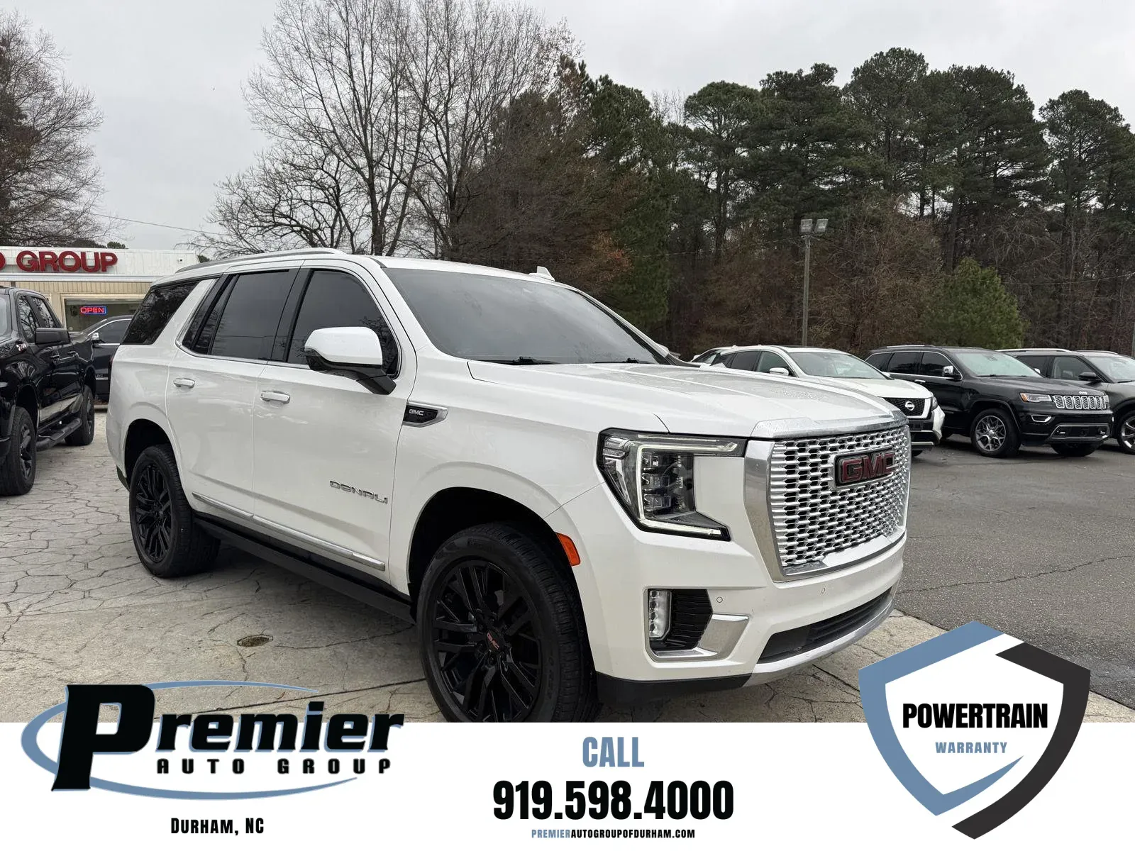 White 2021 GMC Yukon Denali for sale in Durham, NC