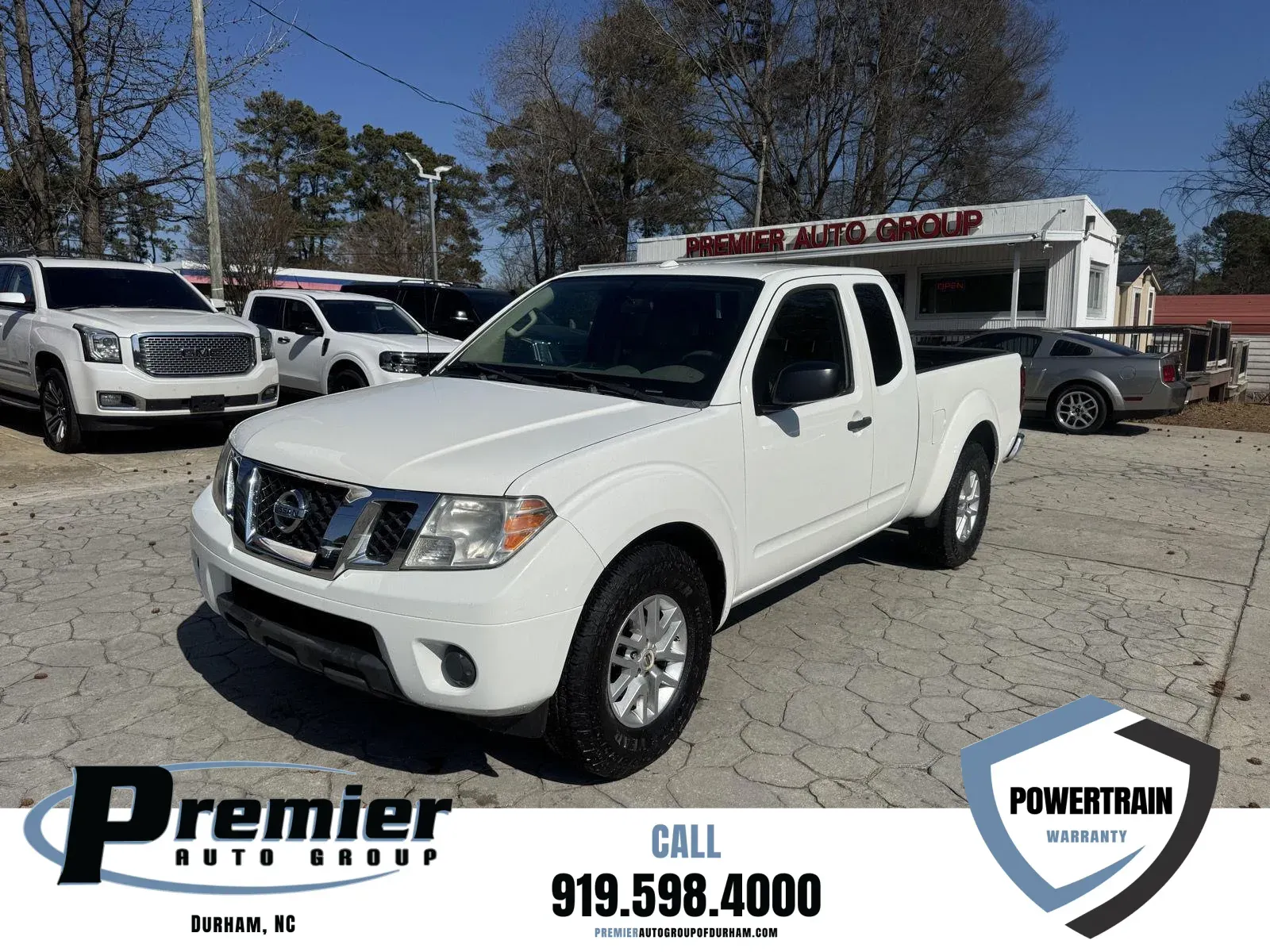 White 2016 Nissan Frontier SV for sale in Durham, NC