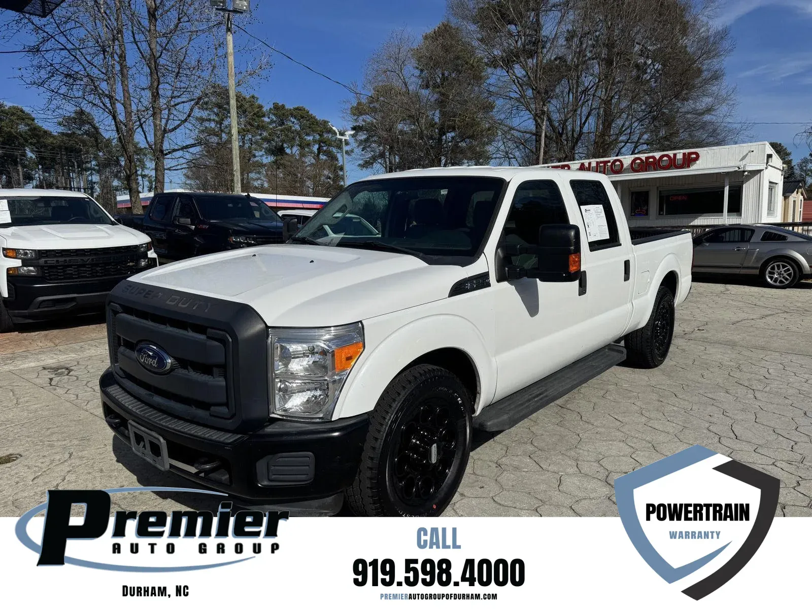 Silver 2016 Ford F250 Super Duty Crew Cab XL Pickup 4D 6 3/4 ft for sale in Durham, NC