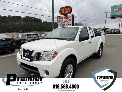 White 2016 Nissan Frontier SV for sale in Durham, NC