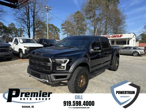 Black 2017 Ford F-150 Raptor for sale in Durham, NC