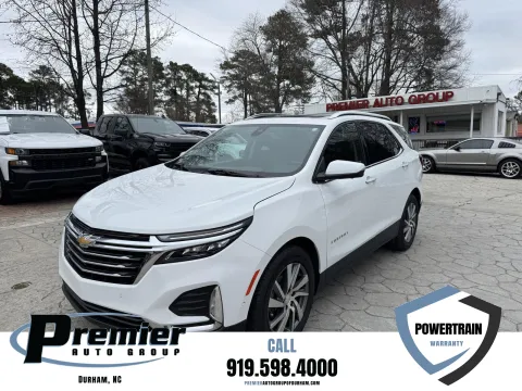White 2022 Chevrolet Equinox Premier for sale in Durham, NC