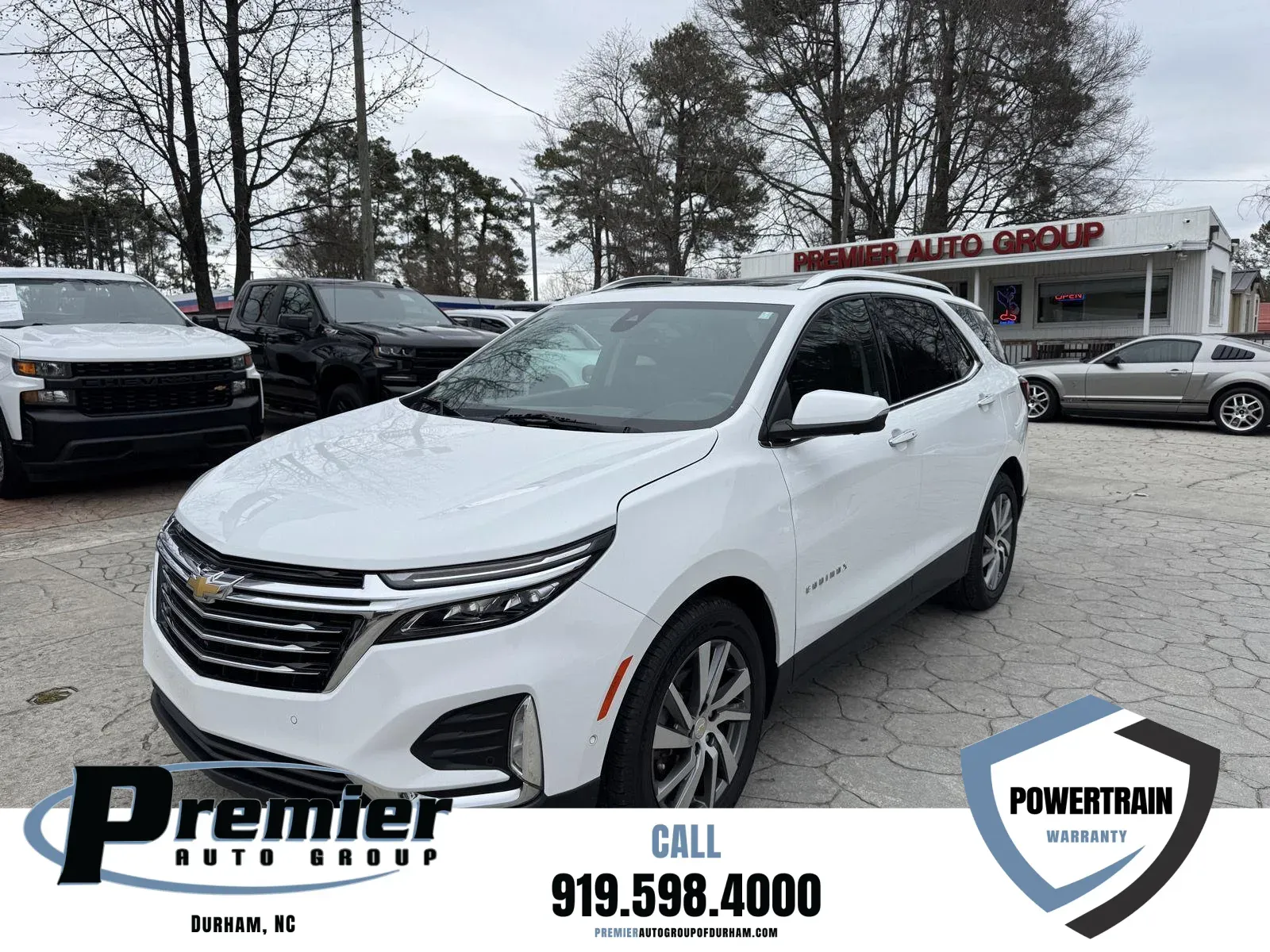 White 2022 Chevrolet Equinox Premier for sale in Durham, NC