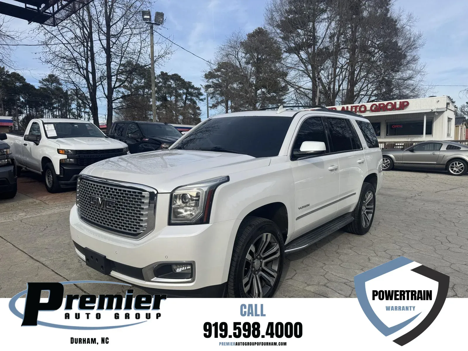 White 2018 GMC Yukon SLT for sale in Durham, NC