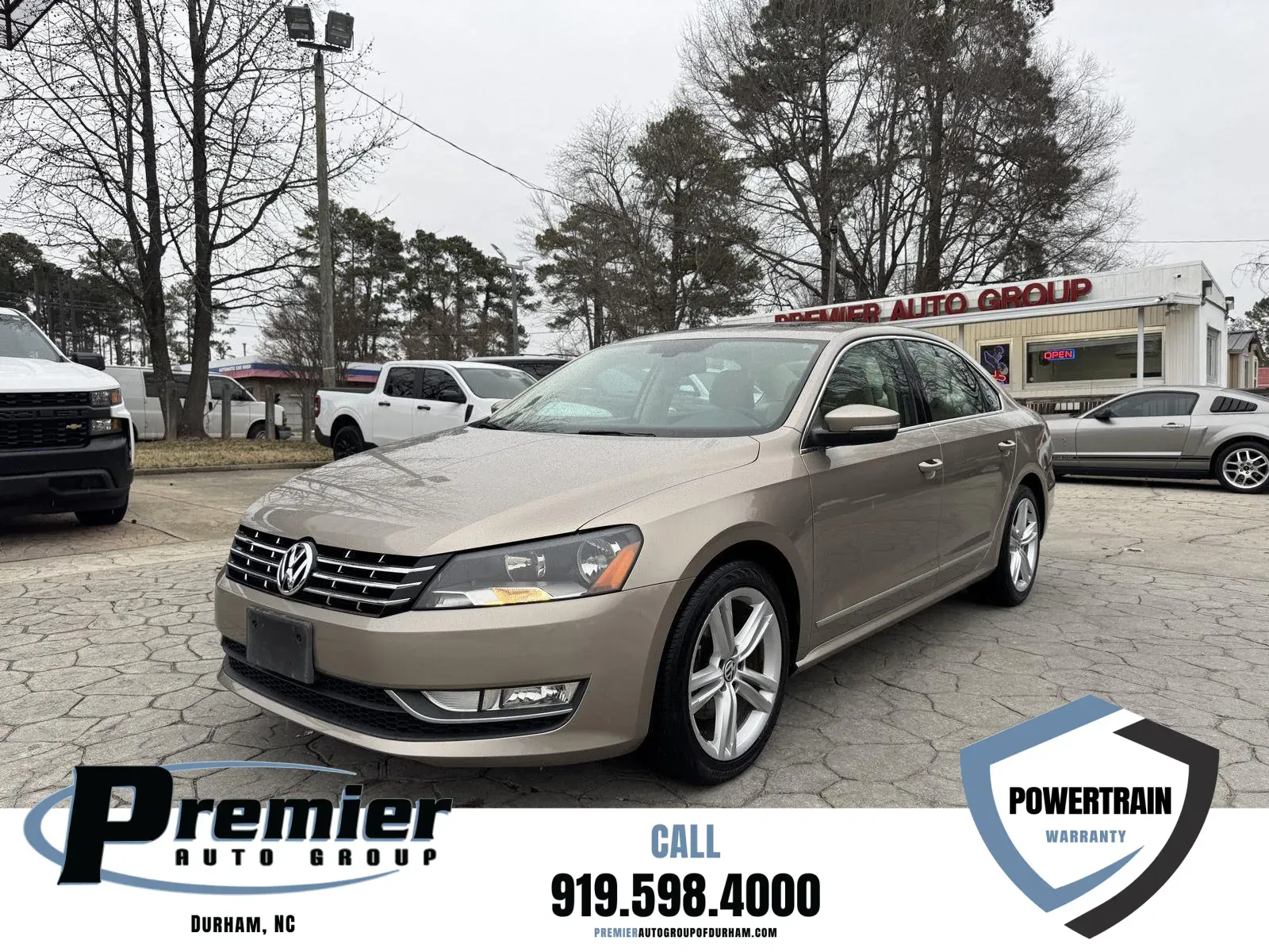 Black 2015 Volkswagen Passat 2.0L TDI SEL Premium for sale in Durham, NC