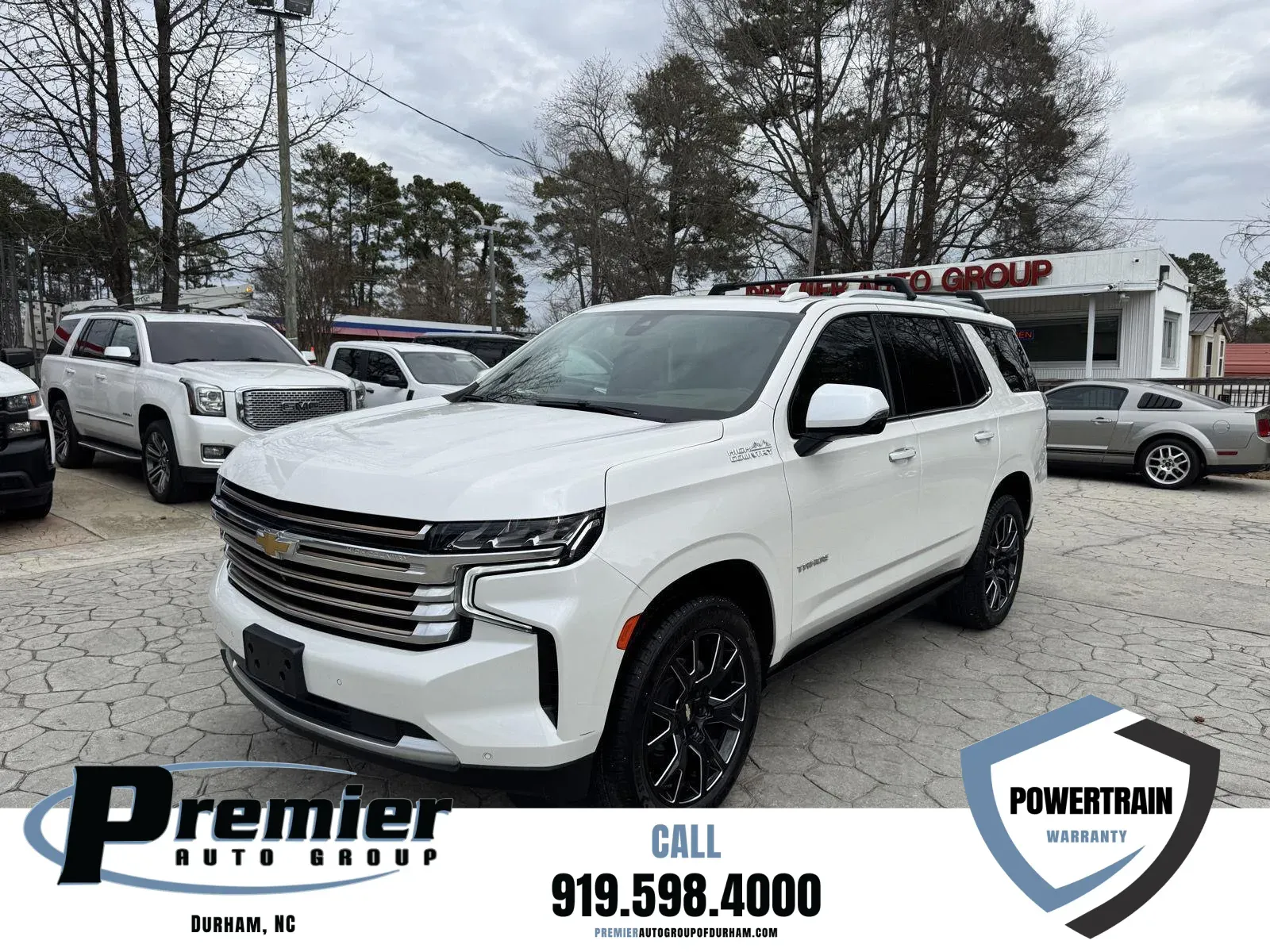 White 2021 Chevrolet Tahoe High Country for sale in Durham, NC