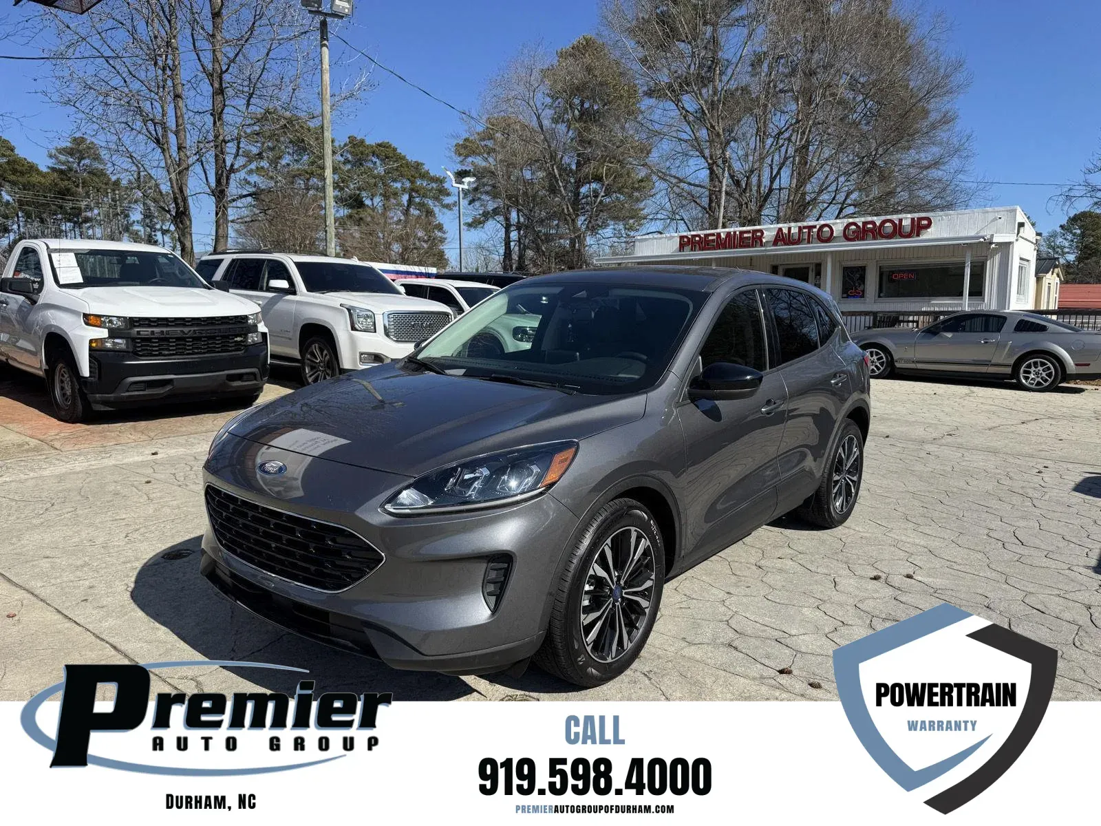 Gray 2022 Ford Escape SE for sale in Durham, NC