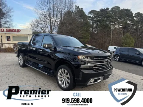 Black 2019 Chevrolet Silverado 1500 High Country for sale in Durham, NC