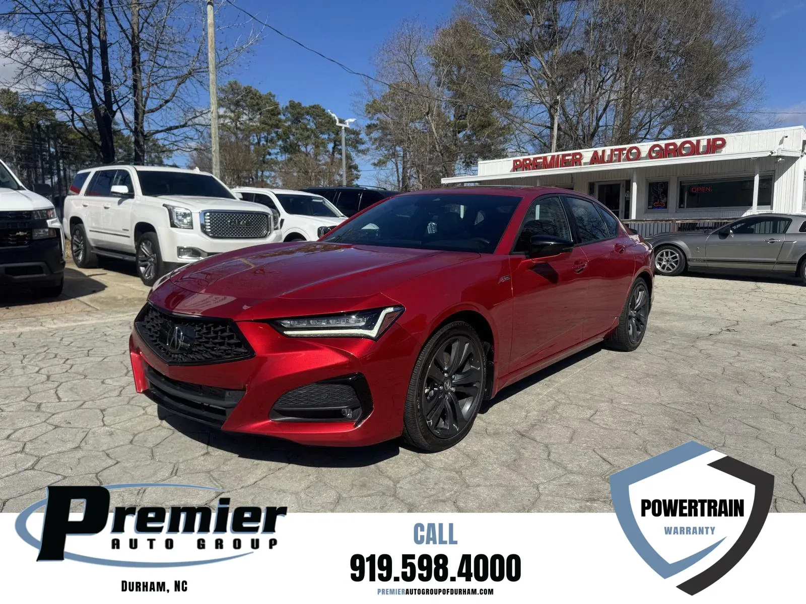 Red 2021 Acura TLX w/A-Spec Package for sale in Durham, NC