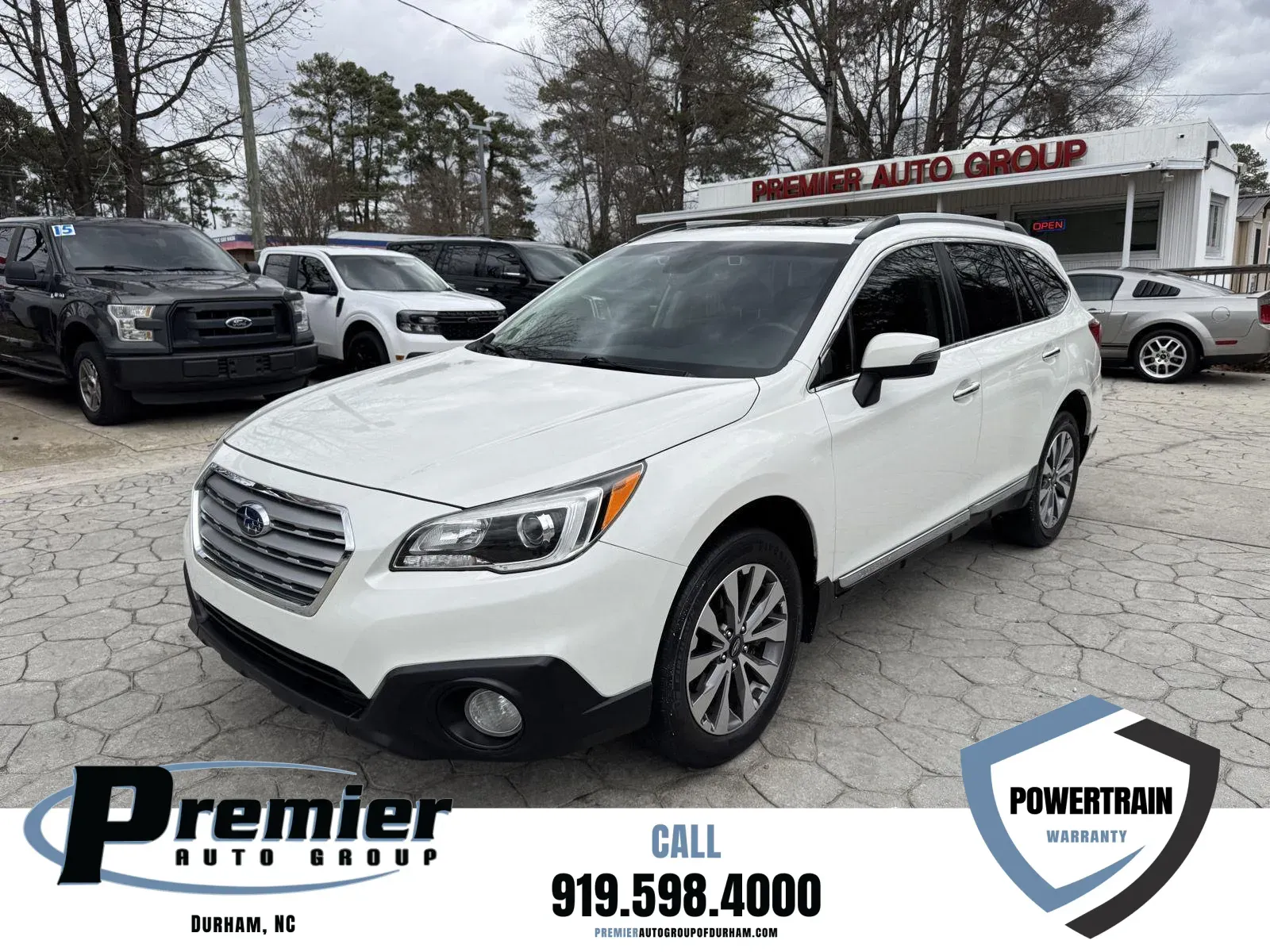 White 2017 Subaru Outback Touring for sale in Durham, NC