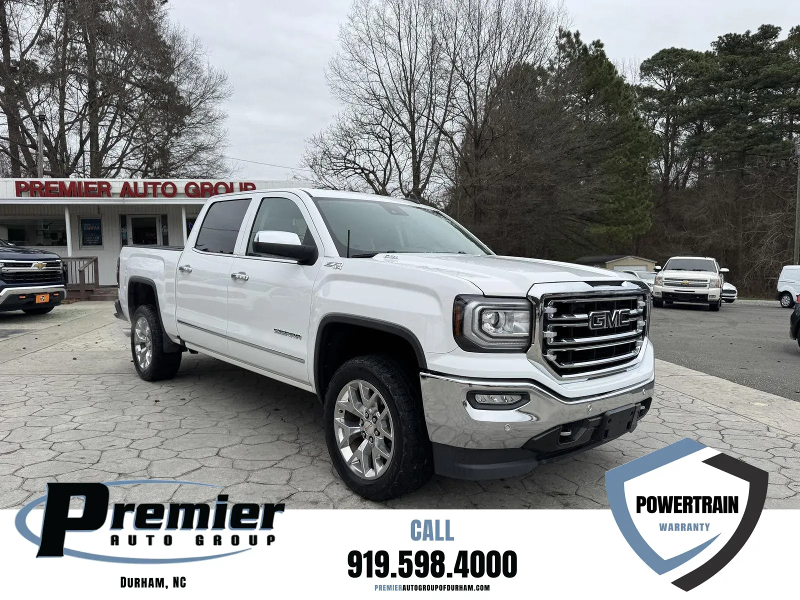 Red 2018 GMC Sierra 1500 Crew Cab SLT Pickup 4D 5 3/4 ft for sale in Durham, NC