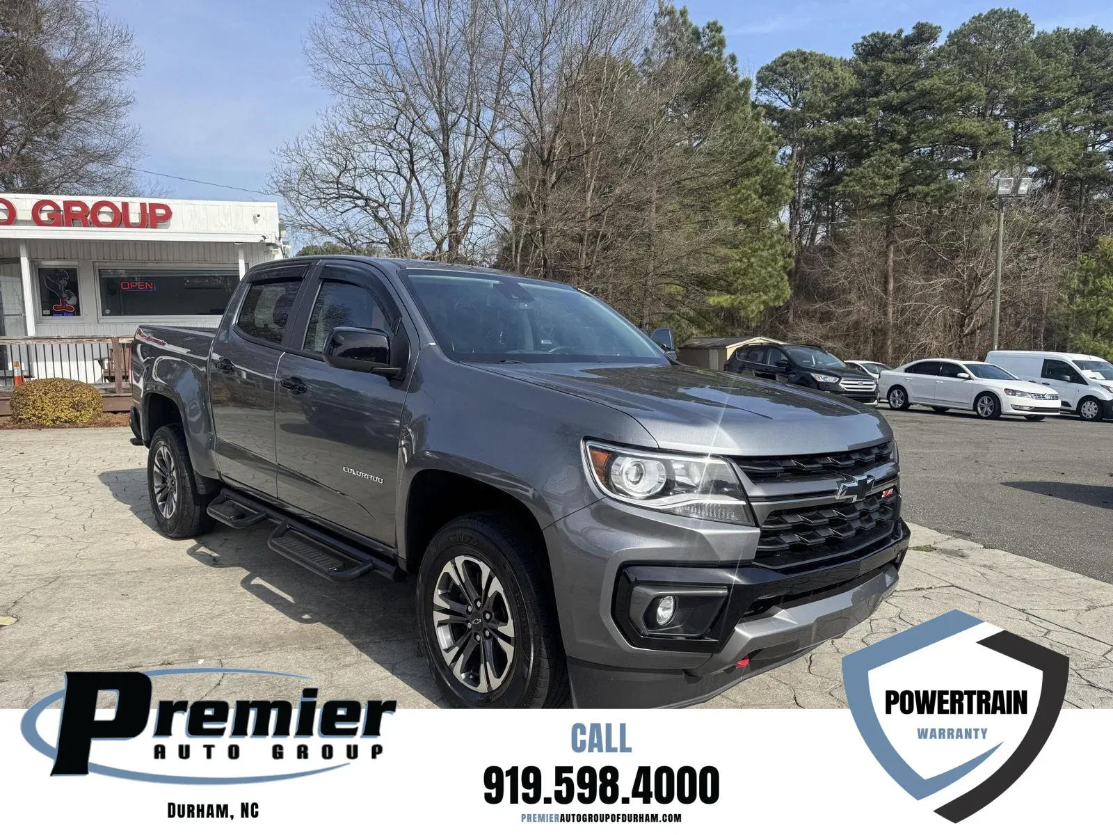Gray 2021 Chevrolet Colorado 4WD Z71 for sale in Durham, NC
