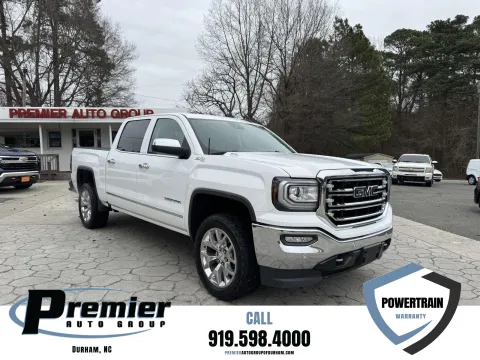White 2018 GMC Sierra 1500 SLT for sale in Durham, NC