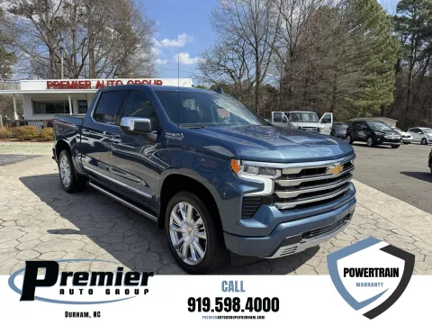 Blue 2024 Chevrolet Silverado 1500 High Country for sale in Durham, NC