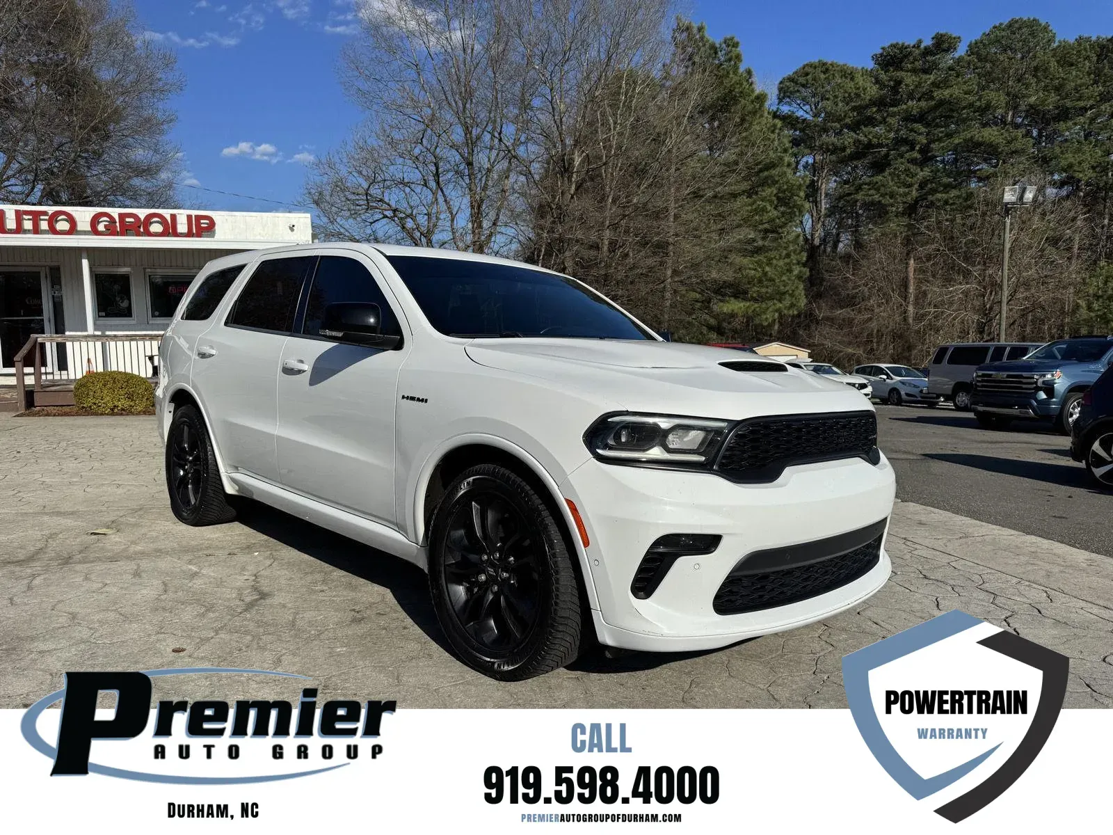 White 2021 Dodge Durango R/T for sale in Durham, NC