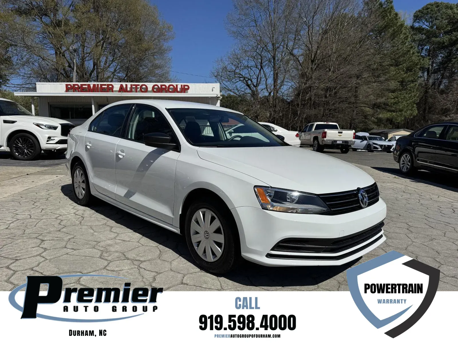 Black 2016 Volkswagen Jetta Sedan 1.4T S for sale in Durham, NC