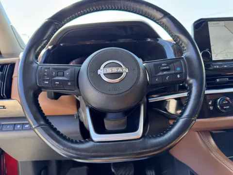 Another view of 2022 Nissan Pathfinder Platinum for sale in Durham, NC at Premier Auto Group