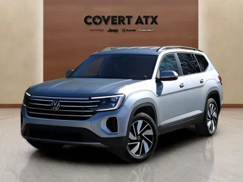 Black 2025 Volkswagen Atlas 2.0T SE w/Technology for sale in Austin, TX