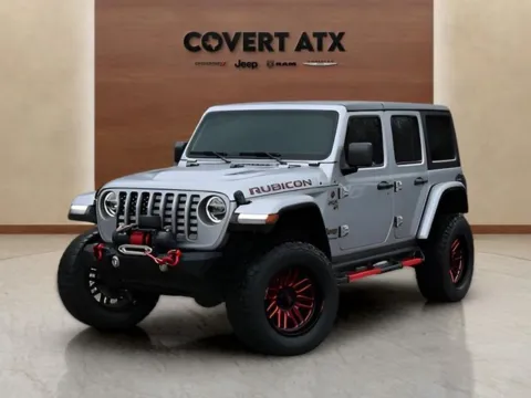 Silver 2021 Jeep Wrangler Unlimited Rubicon for sale in Austin, TX