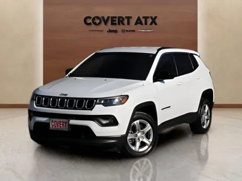 White 2024 Jeep Compass Latitude for sale in Austin, TX