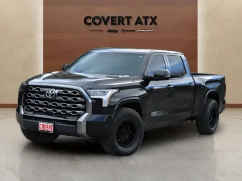 Black 2024 Toyota Tundra Hybrid Platinum for sale in Austin, TX