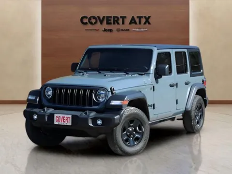 Gray 2024 Jeep Wrangler Sport for sale in Austin, TX