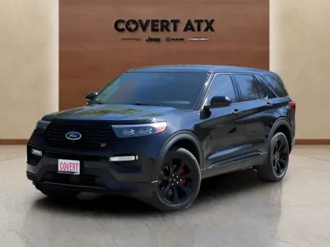 Black 2022 Ford Explorer ST for sale in Austin, TX