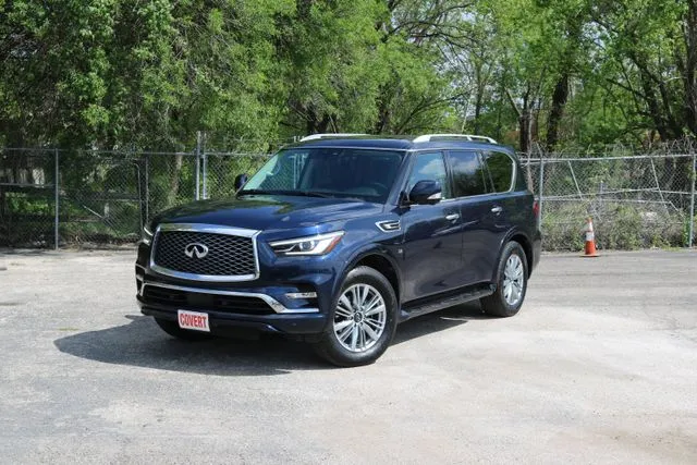 Blue 2020 INFINITI QX80 LUXE for sale in Austin, TX