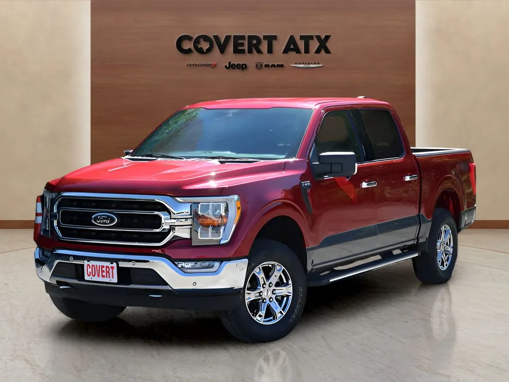 Red 2021 Ford F-150 XLT for sale in Austin, TX