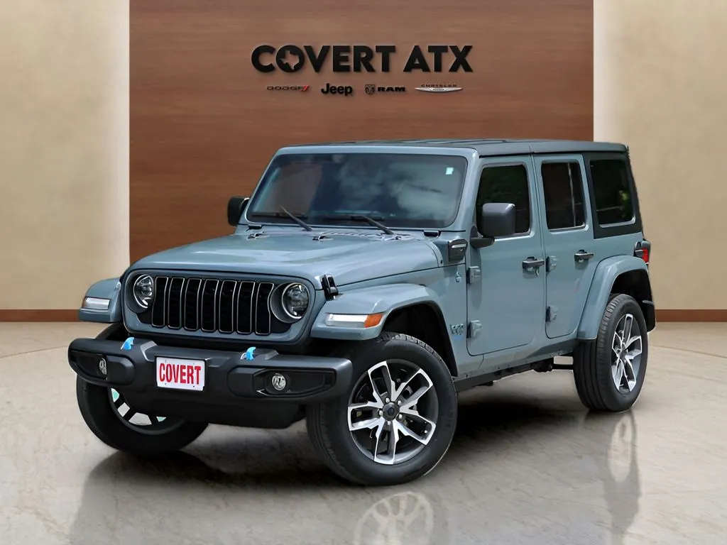 Gray 2024 Jeep Wrangler Sport S 4xe for sale in Austin, TX