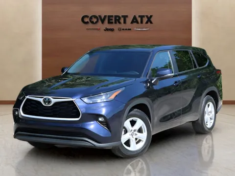 Blue 2025 Toyota Highlander LE for sale in Austin, TX