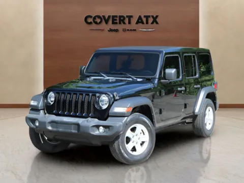 Black 2021 Jeep Wrangler Unlimited Sport S for sale in Austin, TX