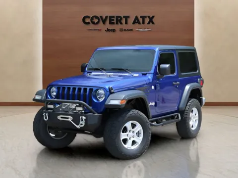 Blue 2019 Jeep Wrangler Sport S for sale in Austin, TX