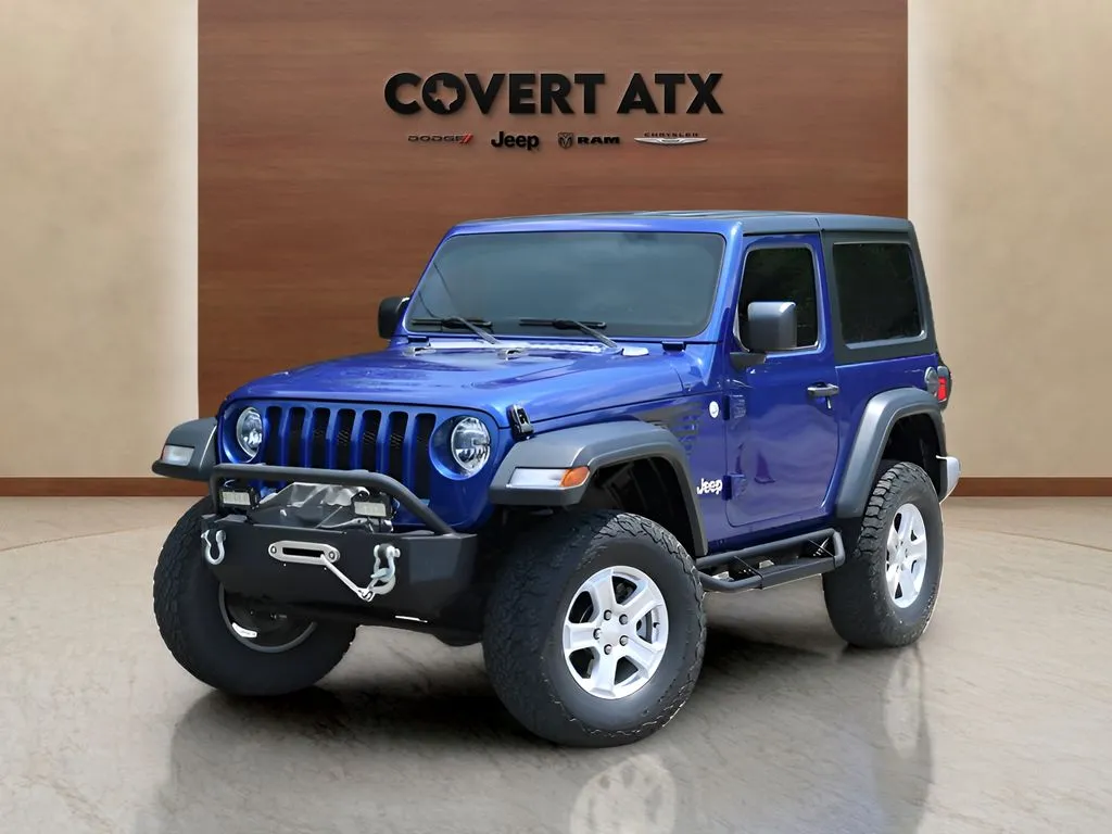 Blue 2019 Jeep Wrangler Sport S for sale in Austin, TX