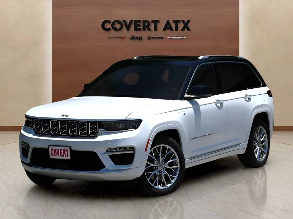 White 2023 Jeep Grand Cherokee Summit 4xe for sale in Austin, TX