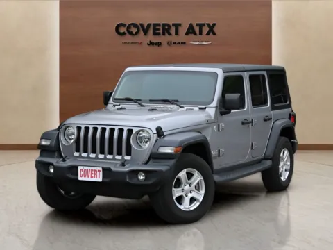 Silver 2019 Jeep Wrangler Unlimited Sport S for sale in Austin, TX
