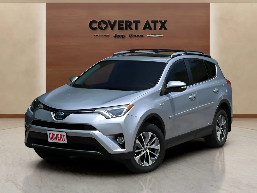 Silver 2017 Toyota RAV4 Hybrid XLE for sale in Austin, TX