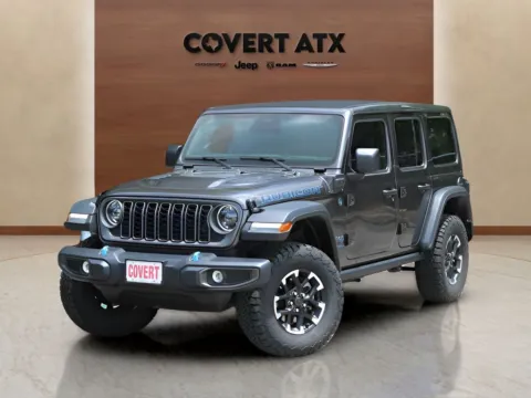 Gray 2025 Jeep Wrangler Rubicon 4xe for sale in Austin, TX