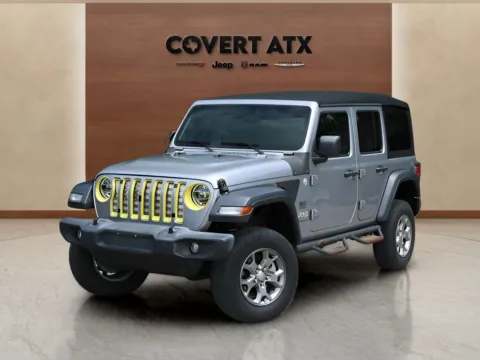 Silver 2020 Jeep Wrangler Unlimited Freedom Edition for sale in Austin, TX