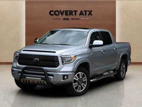 Silver 2021 Toyota Tundra Platinum for sale in Austin, TX