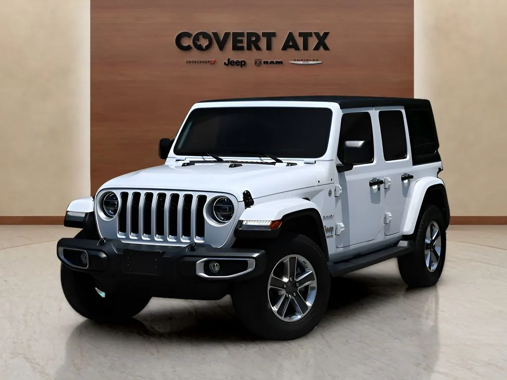 White 2022 Jeep Wrangler Unlimited Sahara for sale in Austin, TX
